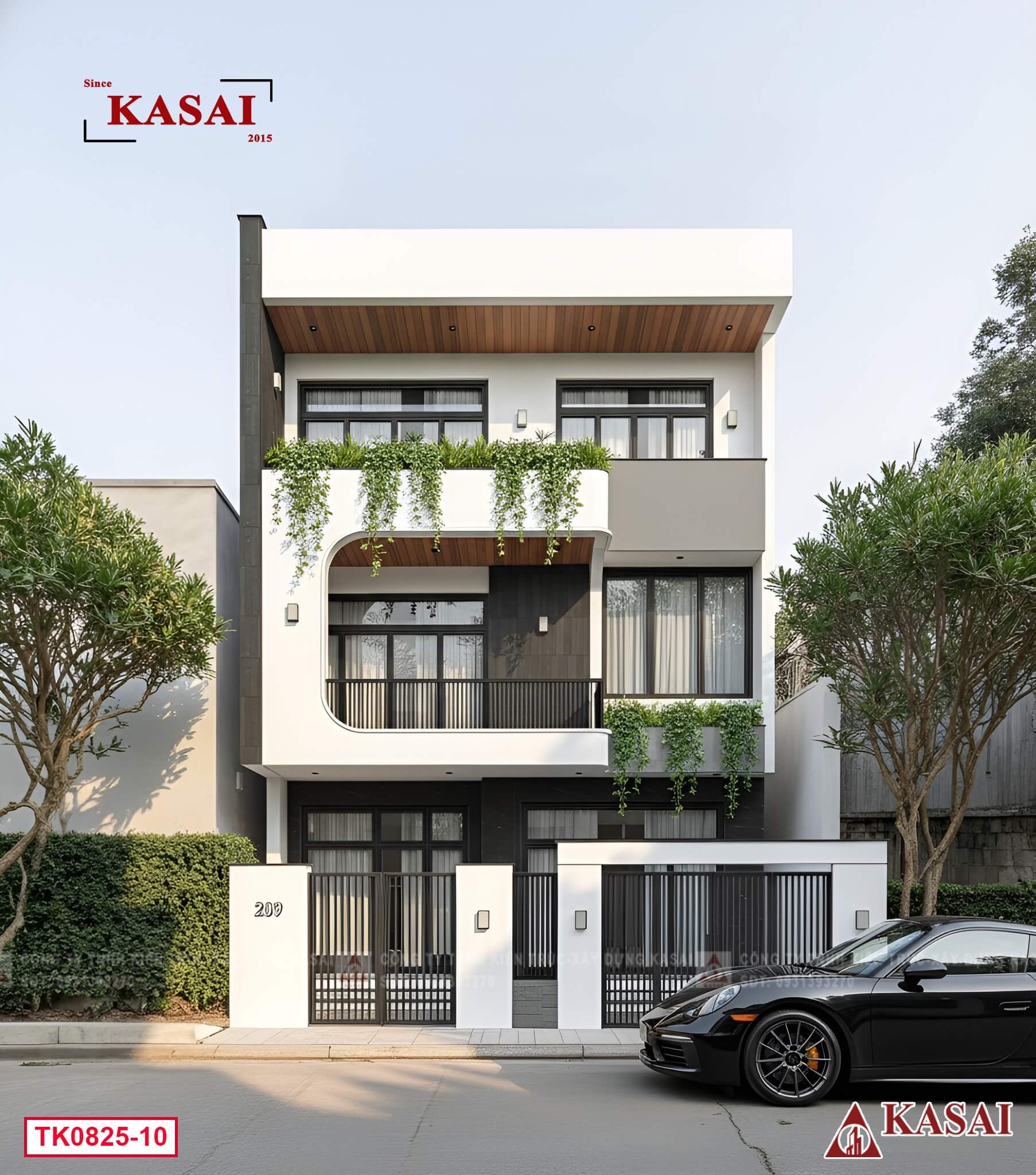 Thiết kế phòng khám kết hợp nhà ở hiện đại và đầy thu hút