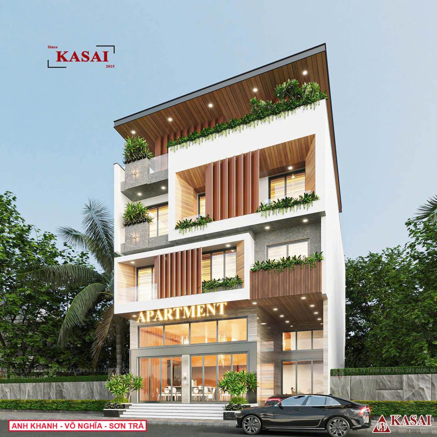 Thiết kế thi công căn hộ cho thuê Đà Nẵng