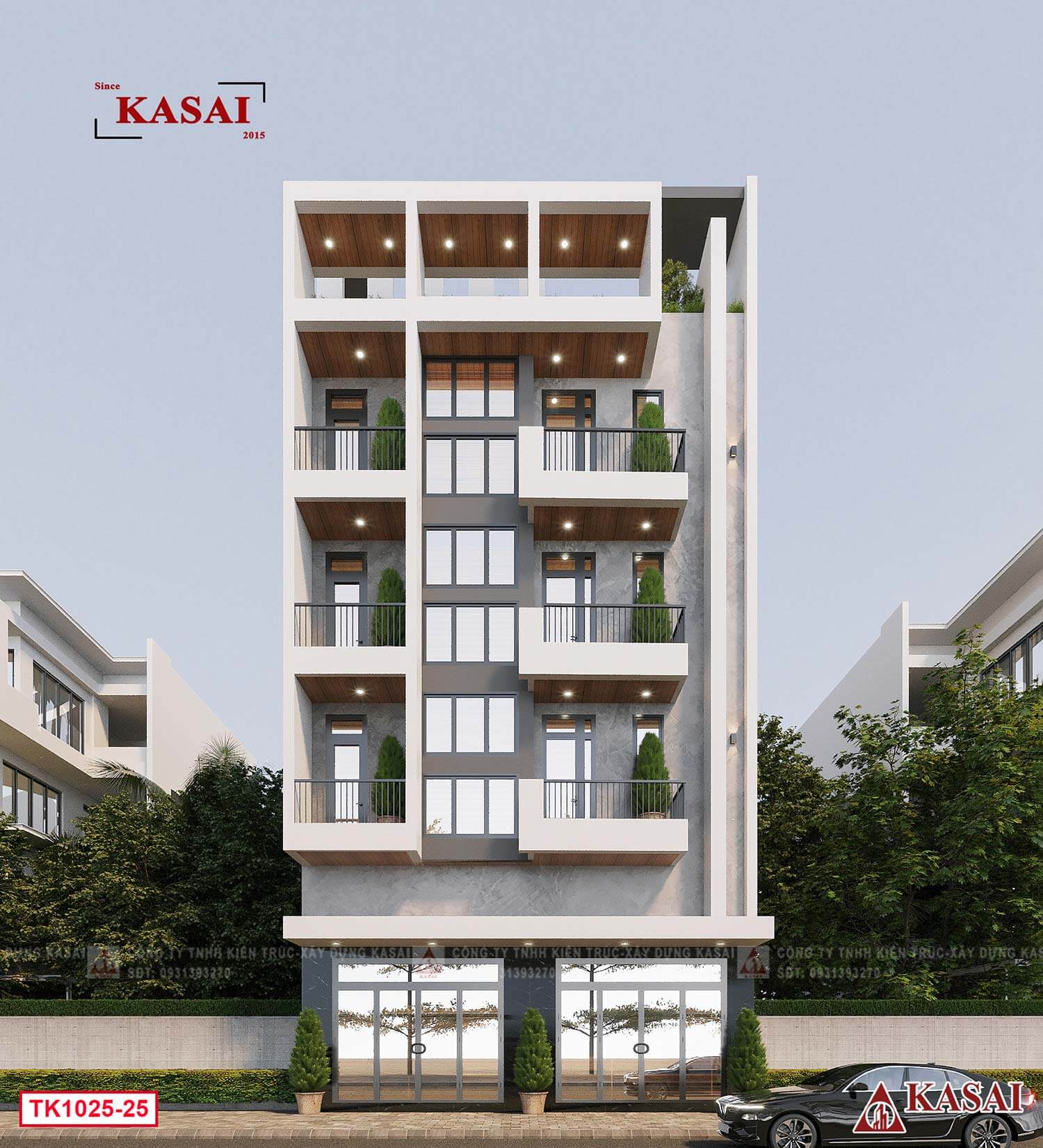 Căn hộ 5 tầng 1 tum tinh tế