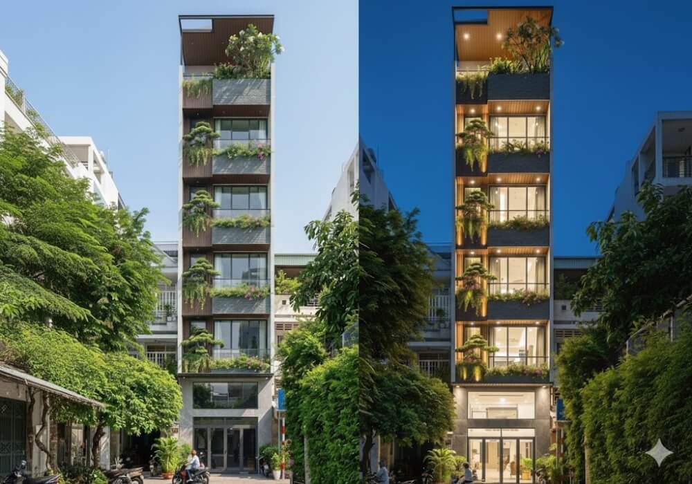 Hung’s Apartment – Giải pháp sống xanh giữa đô thị nhộn nhịp