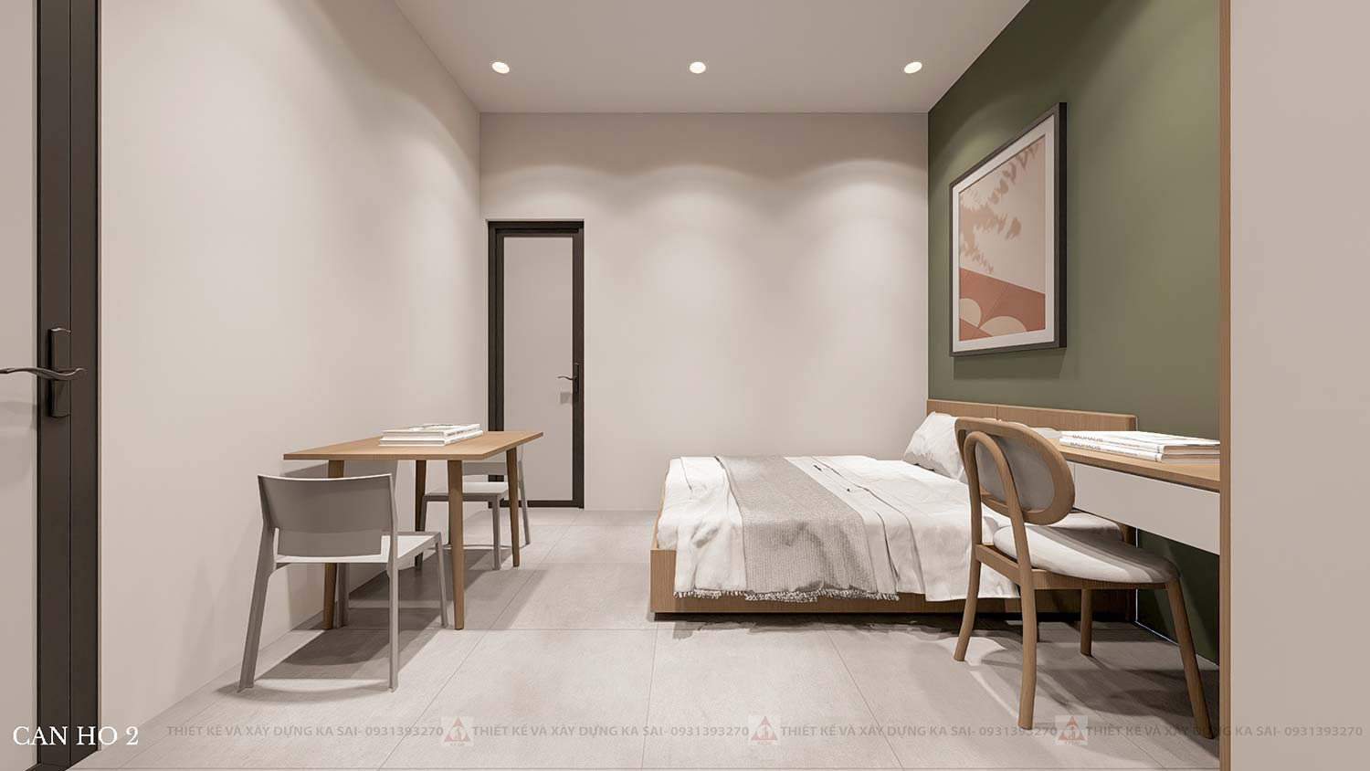 Căn hộ mẫu mặt bằng căn hộ 5x20m