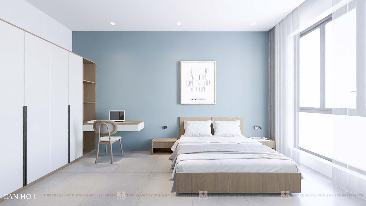 Căn hộ mẫu mặt bằng căn hộ 5x20m