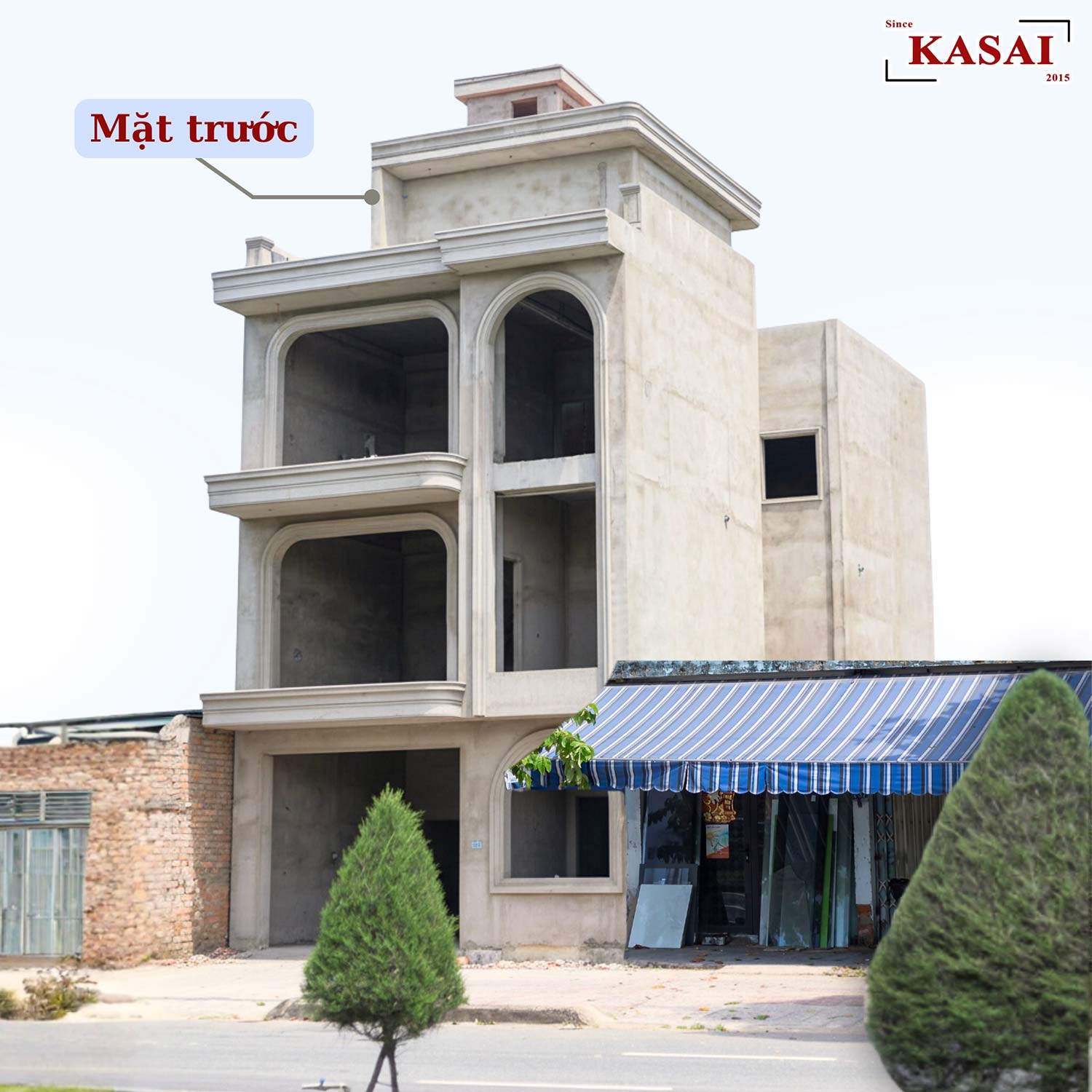 Hoàn thiện 70% trác tường và điện nước