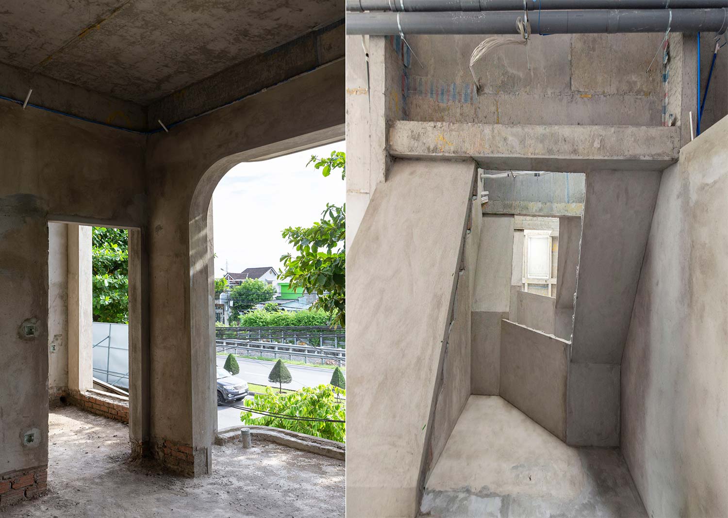 Hoàn thiện 70% trác tường và điện nước