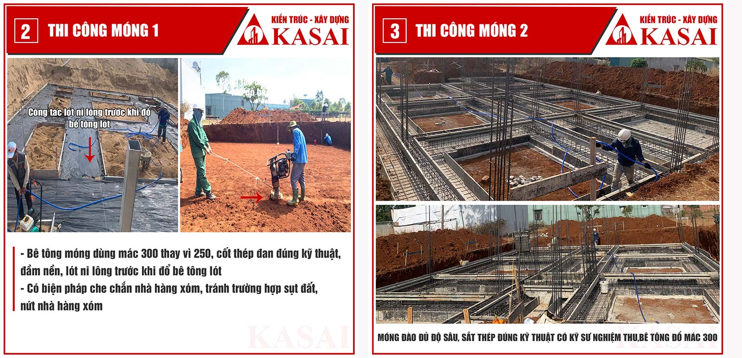 Những kinh nghiệm thi công của KASAI