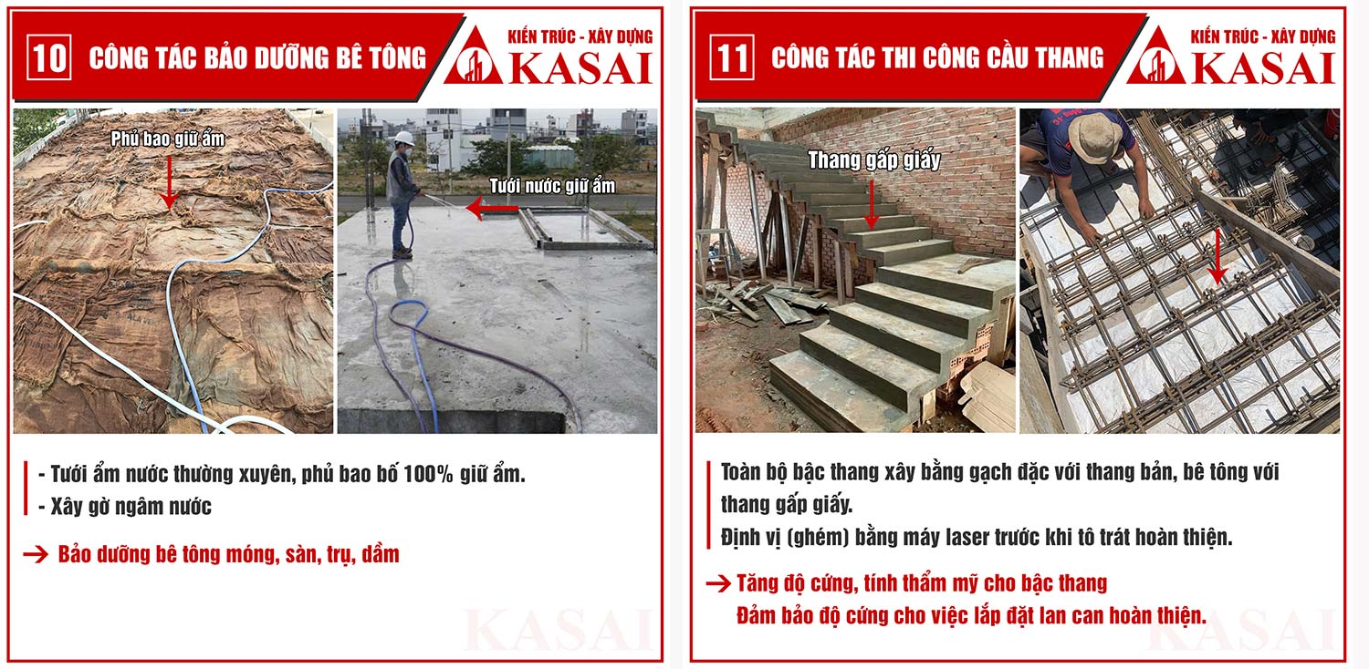 Những kinh nghiệm thi công của KASAI