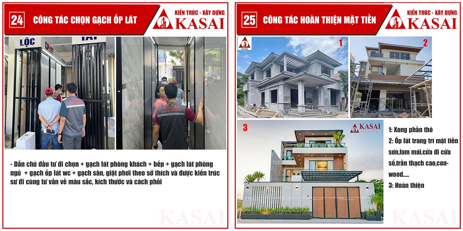 Những kinh nghiệm thi công của KASAI