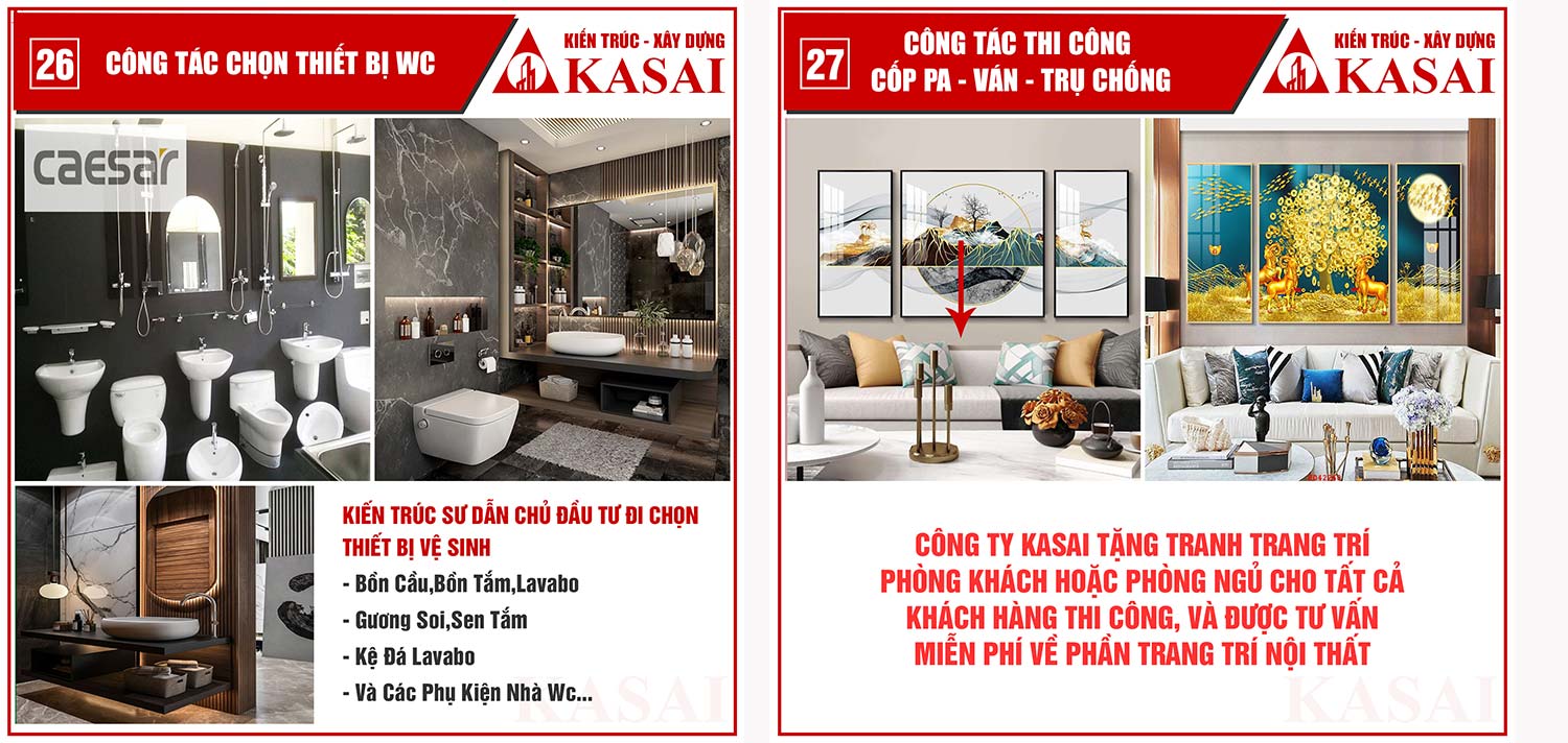 Những kinh nghiệm thi công của KASAI