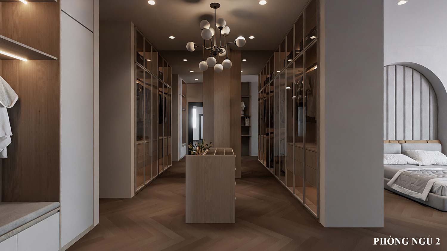 Phòng ngủ 2 biệt thự mái Nhật 3 tầng đẹp
