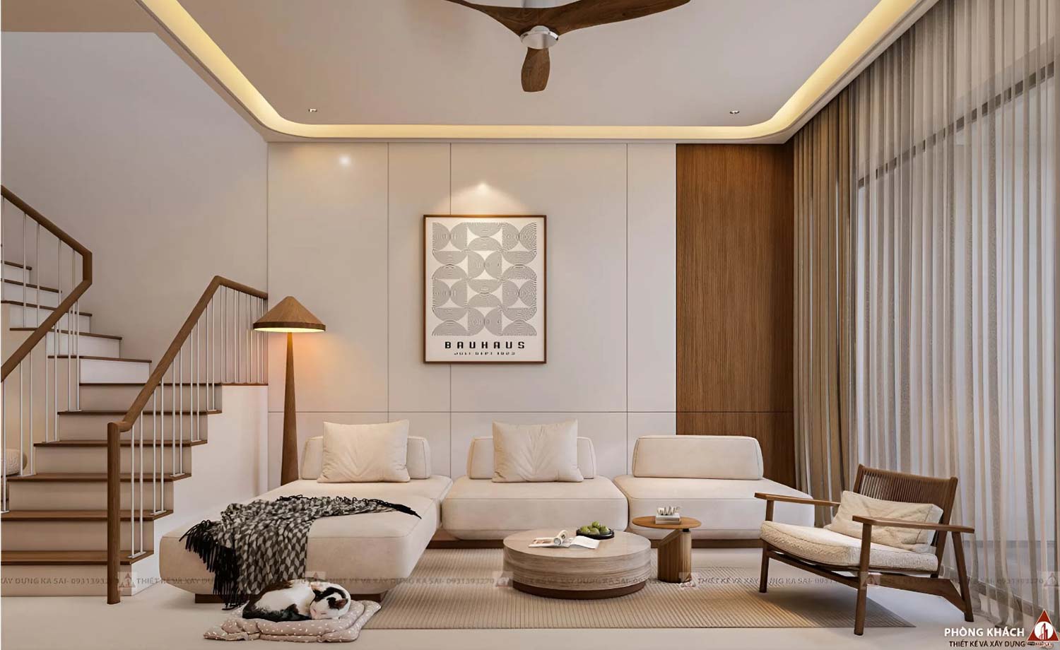 Nhà phố 3 tầng tràn ngập ánh sáng