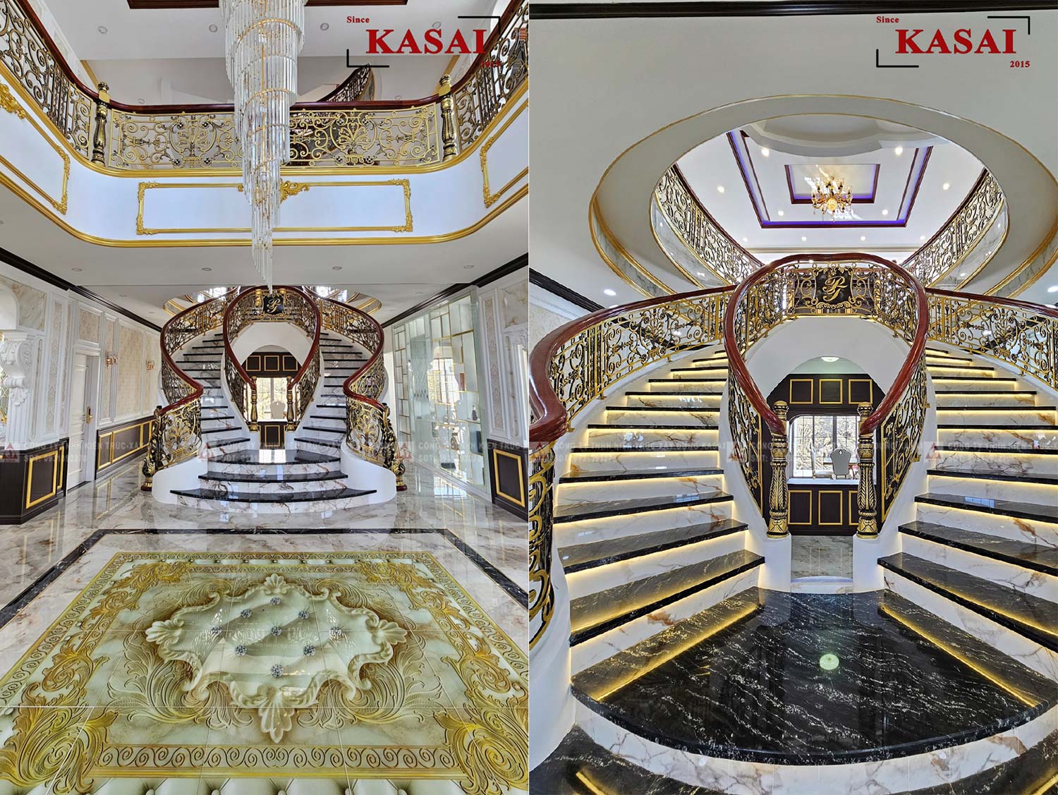 Phòng khách biệt thự tân cổ điển đẳng cấp