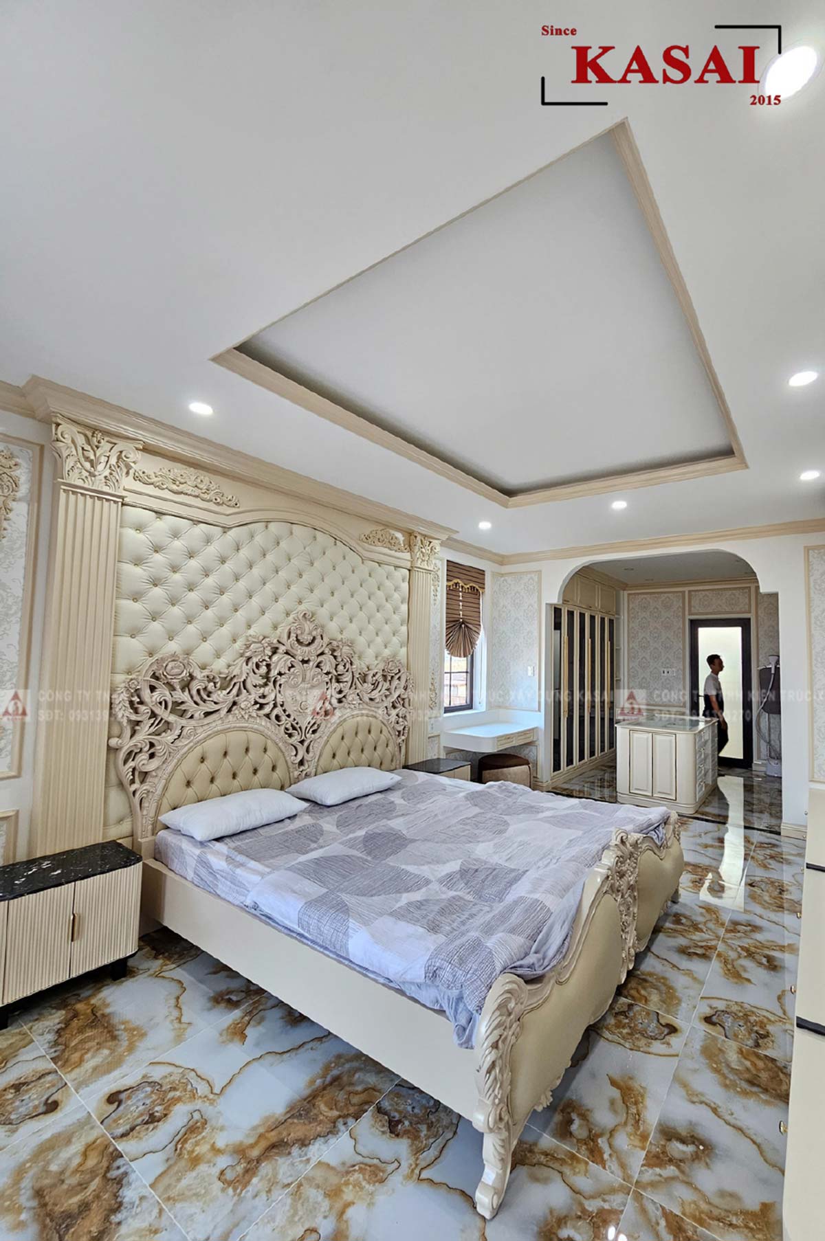 Phòng ngủ 1 biệt thự tân cổ điển đẳng cấp