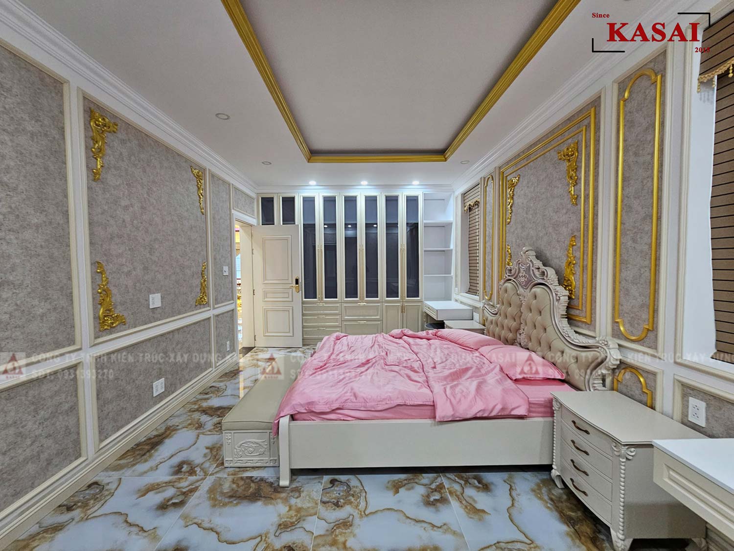 Phòng ngủ biệt thự tân cổ điển đẳng cấp