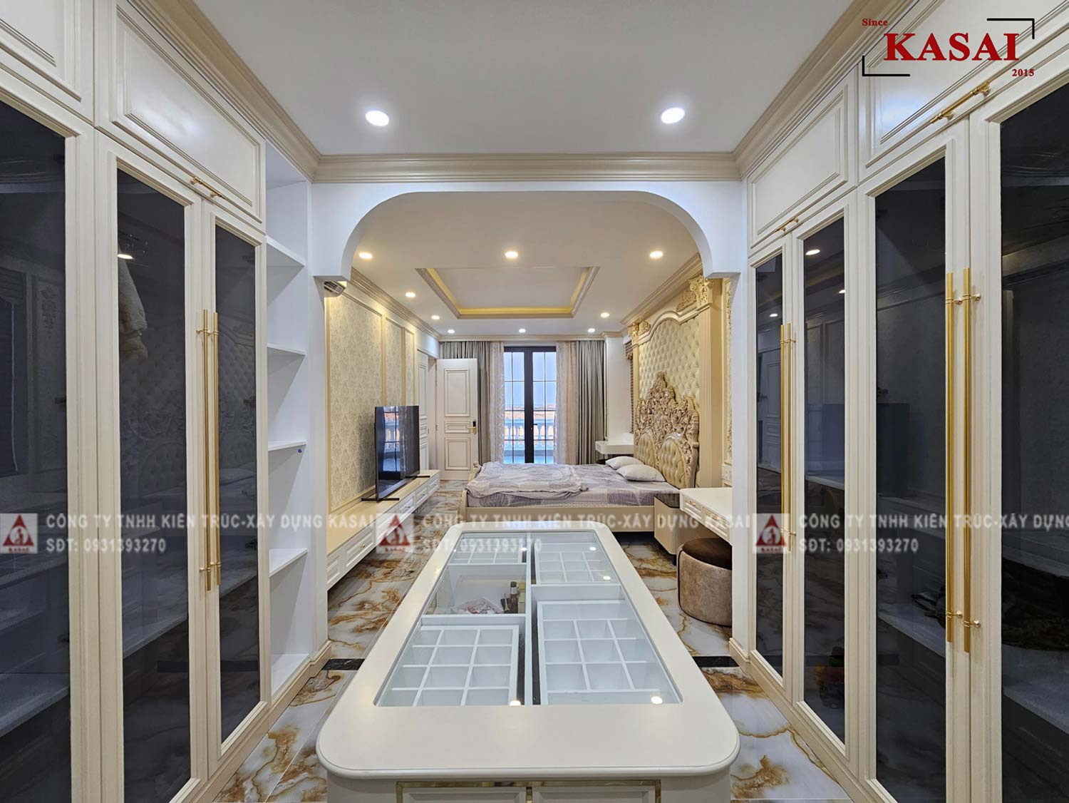 Phòng ngủ biệt thự tân cổ điển đẳng cấp