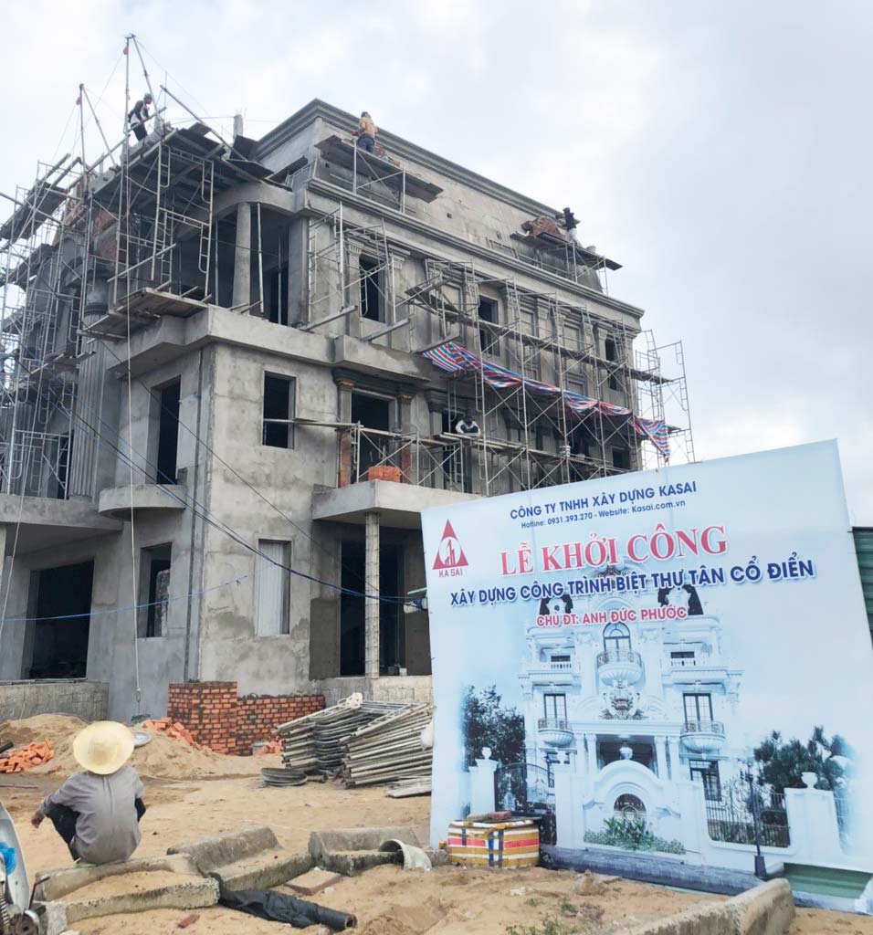 Thi công biệt thự tân cổ điển đẳng cấp