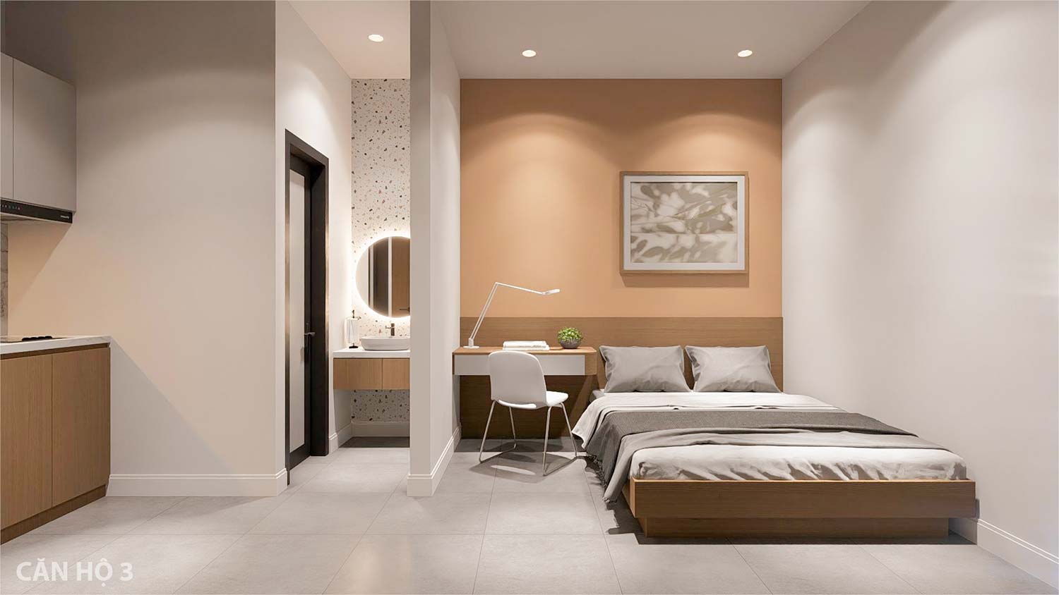 Căn hộ 1 thiết kế căn hộ 9 tầng