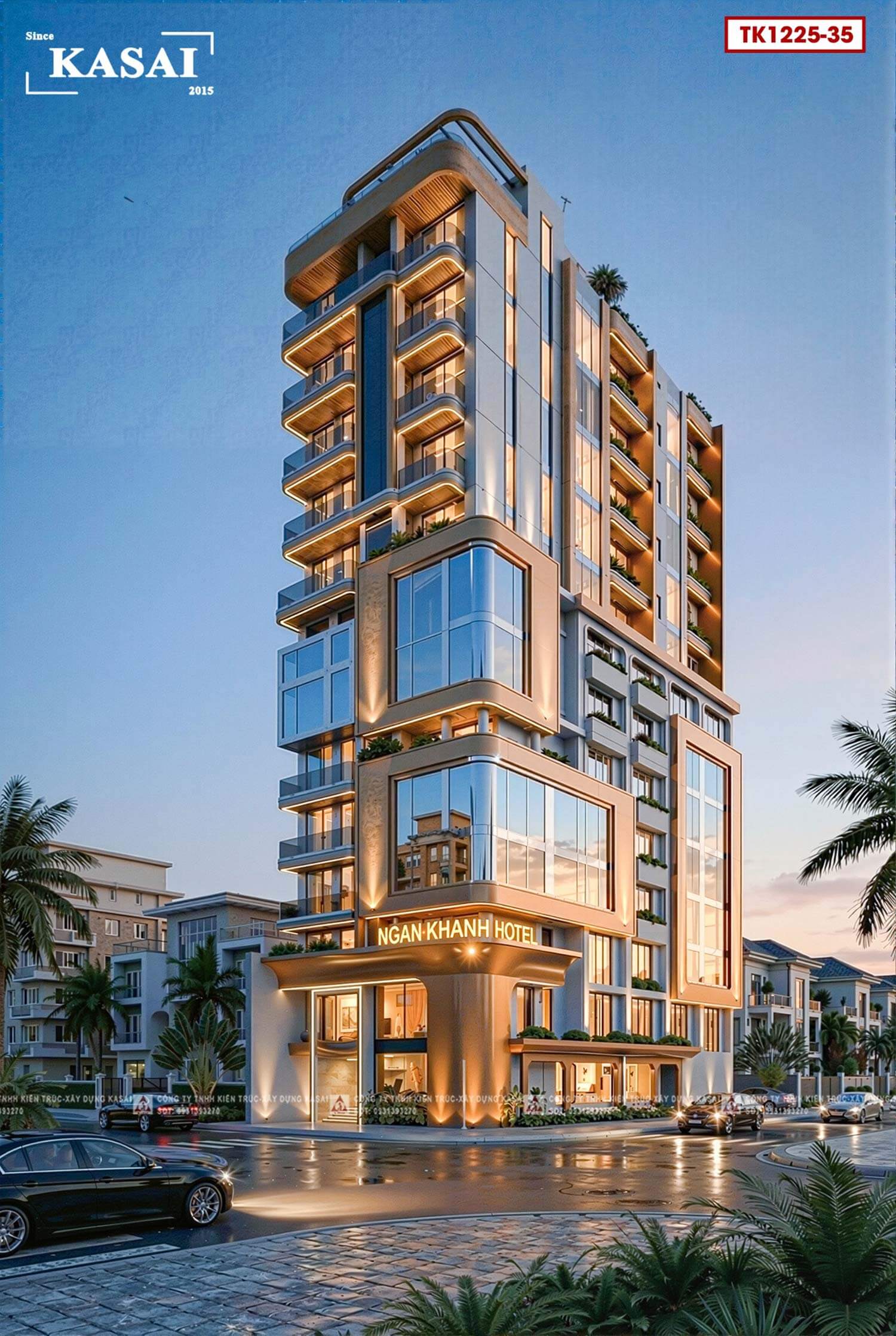 Thiết kế khách sạn đẹp