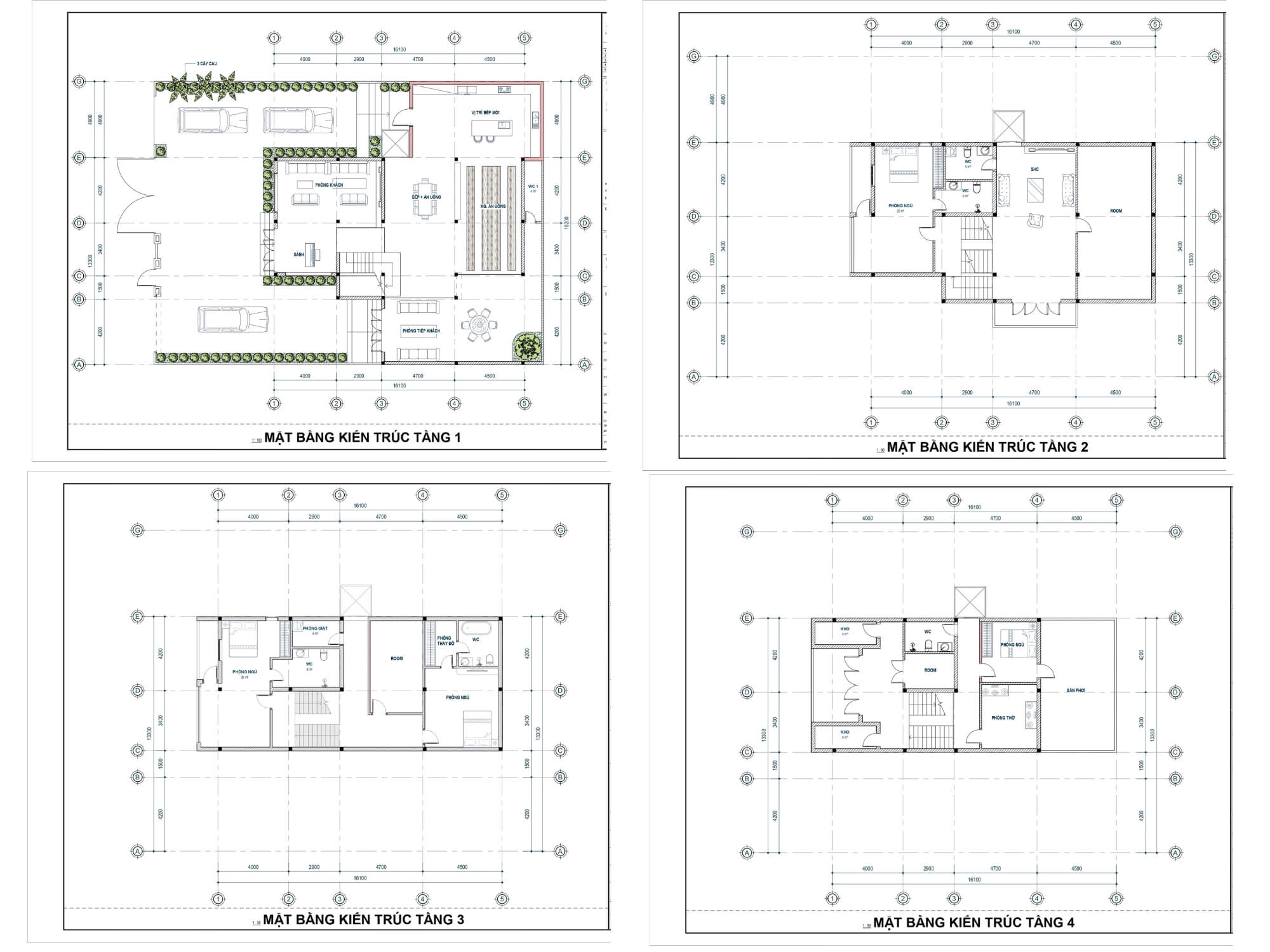 Bản vẽ thiết kế biệt thự mái Nhật tone màu lạ