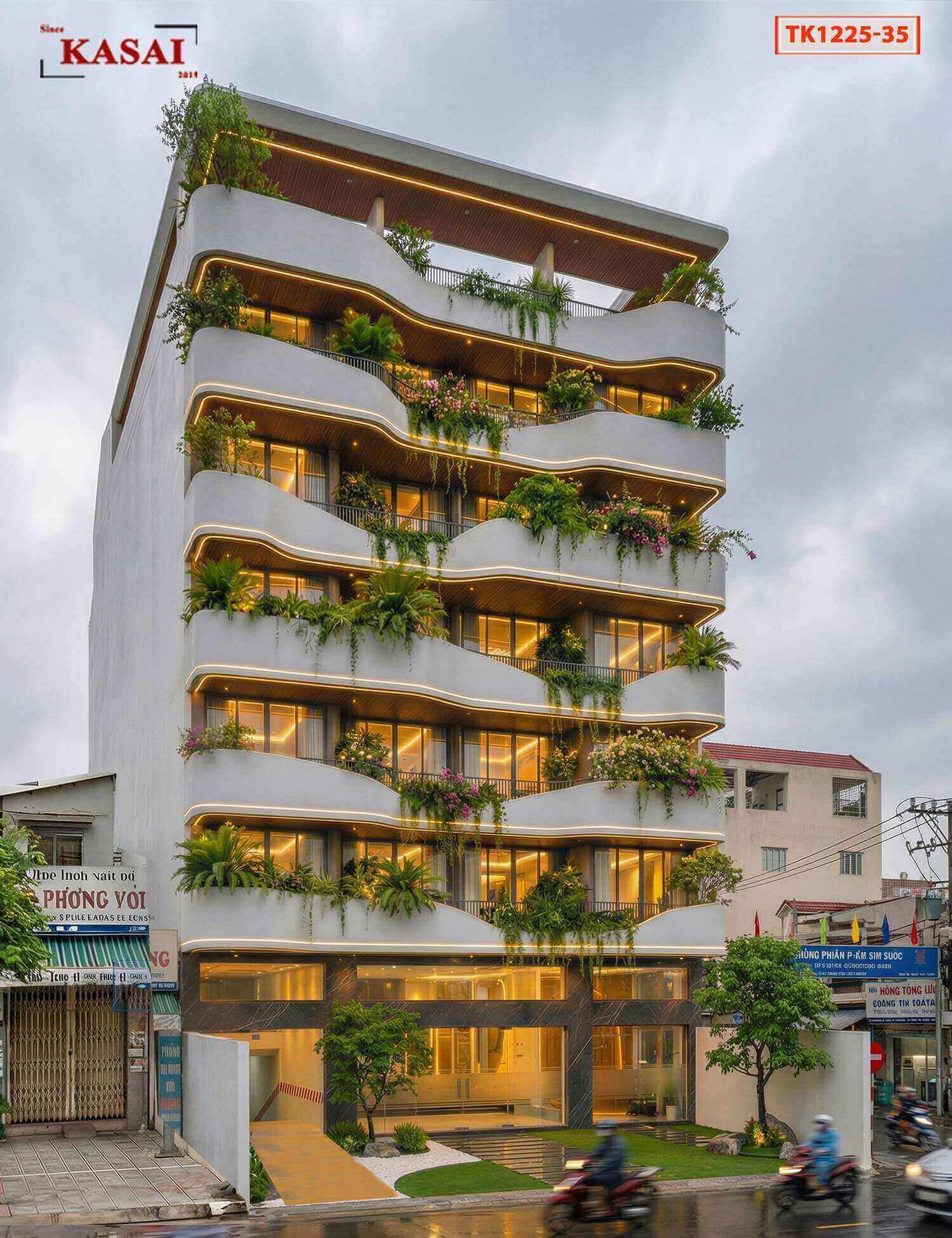 Căn hộ 7 tầng Ngân Khanh Apartment