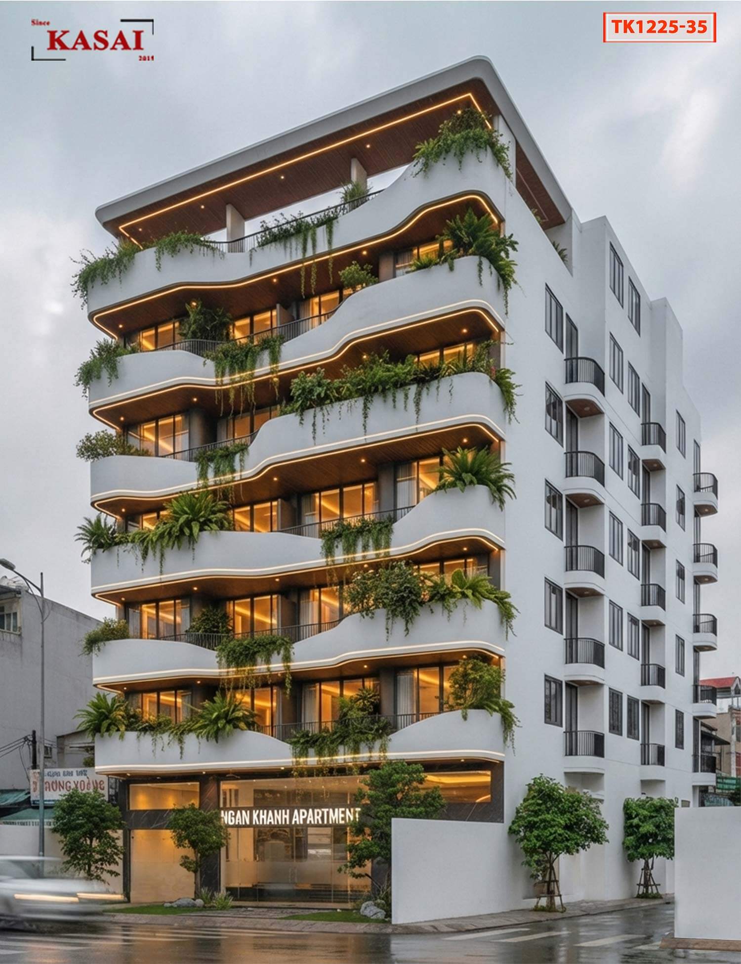 Căn hộ 7 tầng Ngân Khanh Apartment