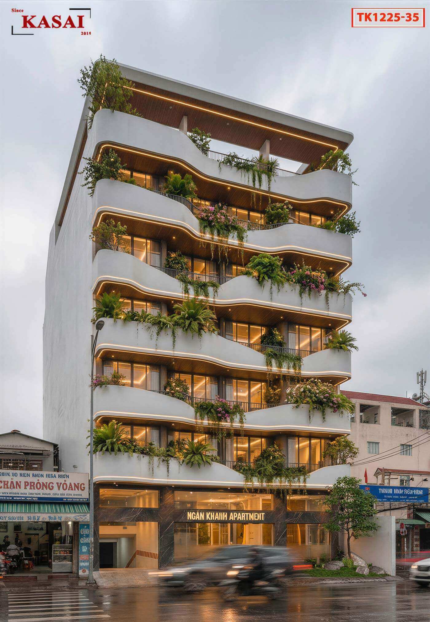 Căn hộ 7 tầng Ngân Khanh Apartment