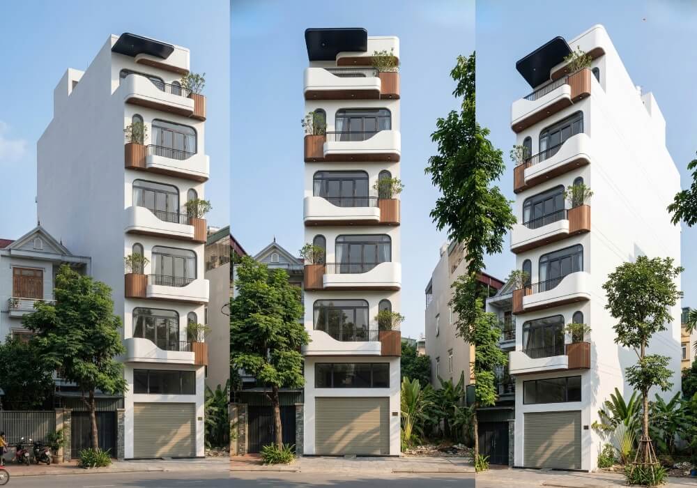 Căn hộ phố tại Hà Nội đẹp nổi bật với mặt tiền thu hút