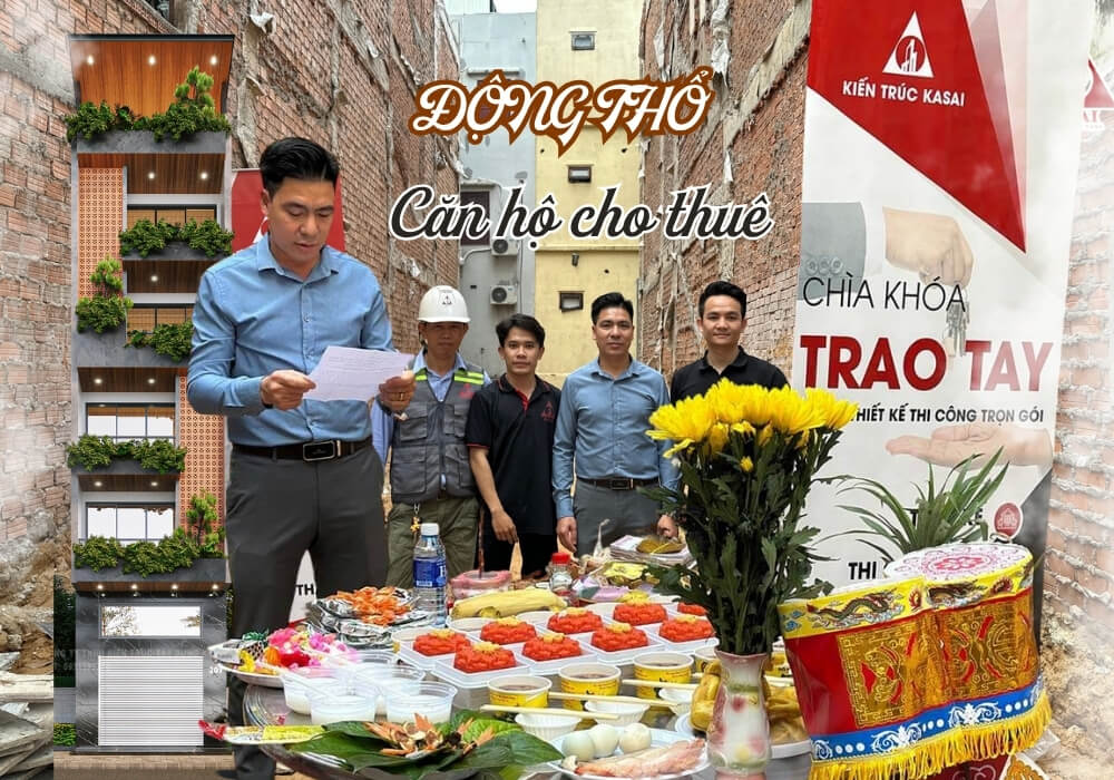 Động thổ căn hộ 6 tầng Hùng’s Apartment tại Đà Nẵng