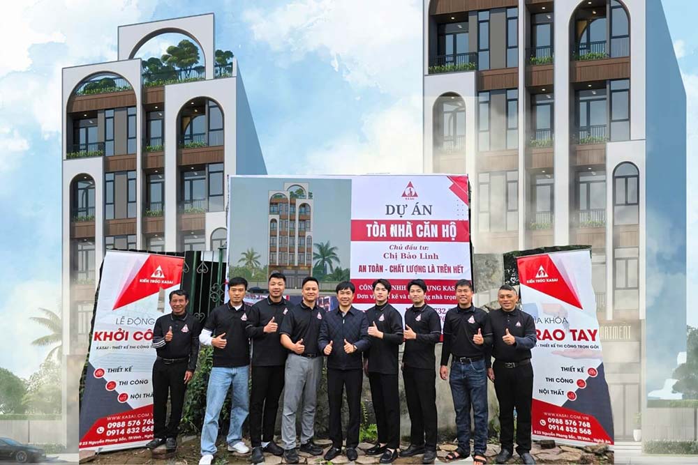 Động thổ căn hộ cho thuê tại Vinh