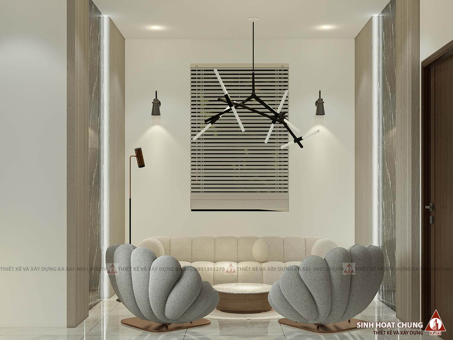 Phòng shc biệt thự mái Nhật 11mx17m 2 tầng