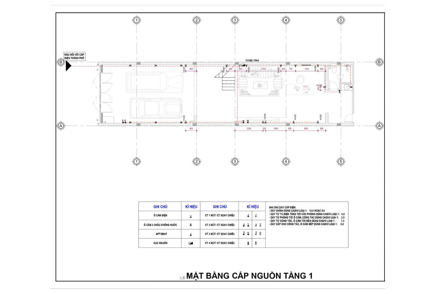 Sơ đồ điện âm trần
