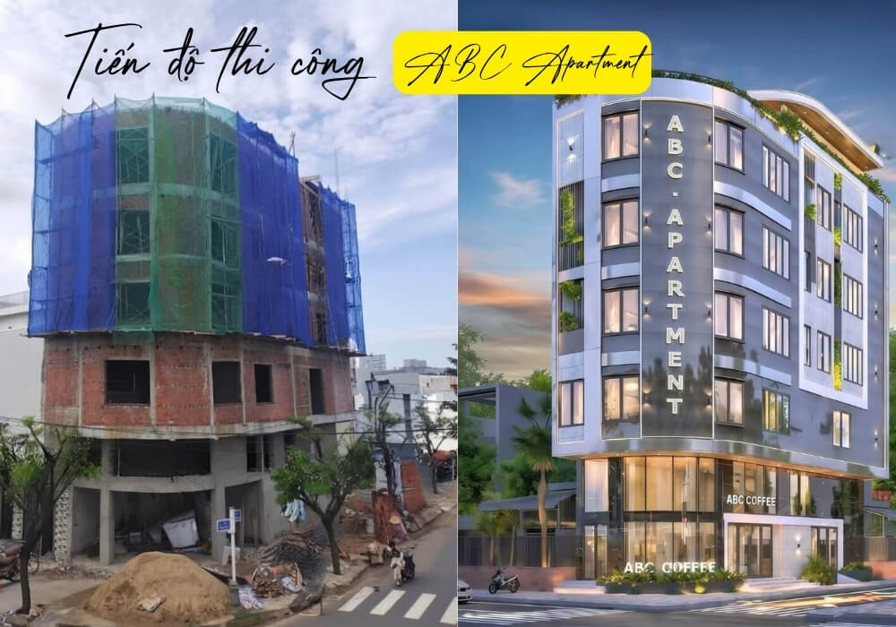 [Tiến độ thi công] ABC Apartment từ 3D đến thô cực sắc nét