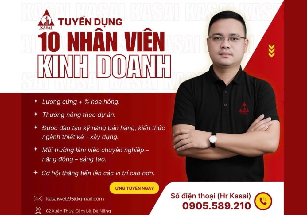 Tuyển dụng nhân viên kinh doanh Đà Nẵng