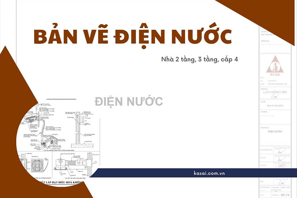 Bản vẽ điện nước nhà dân