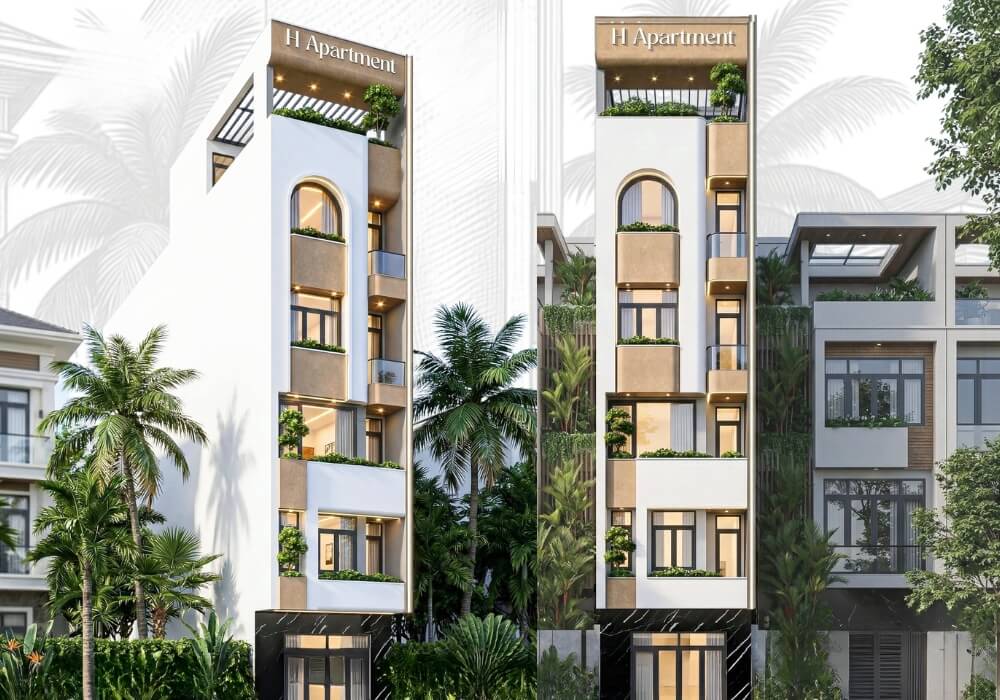 Hoang’s Apartment – Căn hộ phố 5x24m vừa mềm mại vừa tinh tế