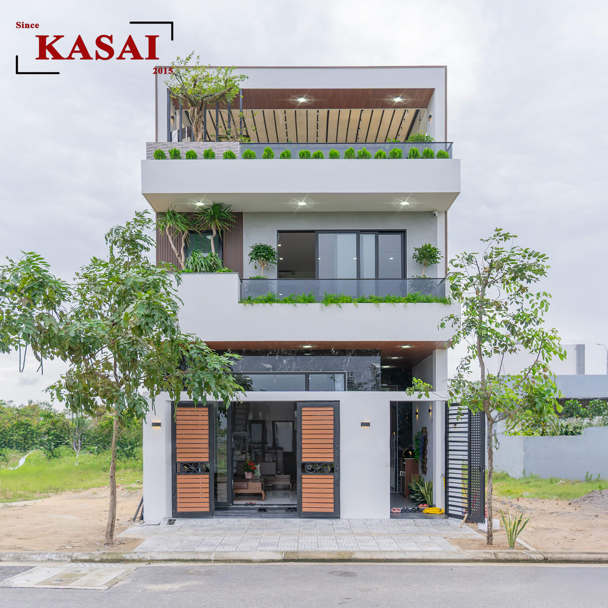 Nhà 3 tầng đẹp Đà Nẵng kiểu mẫu