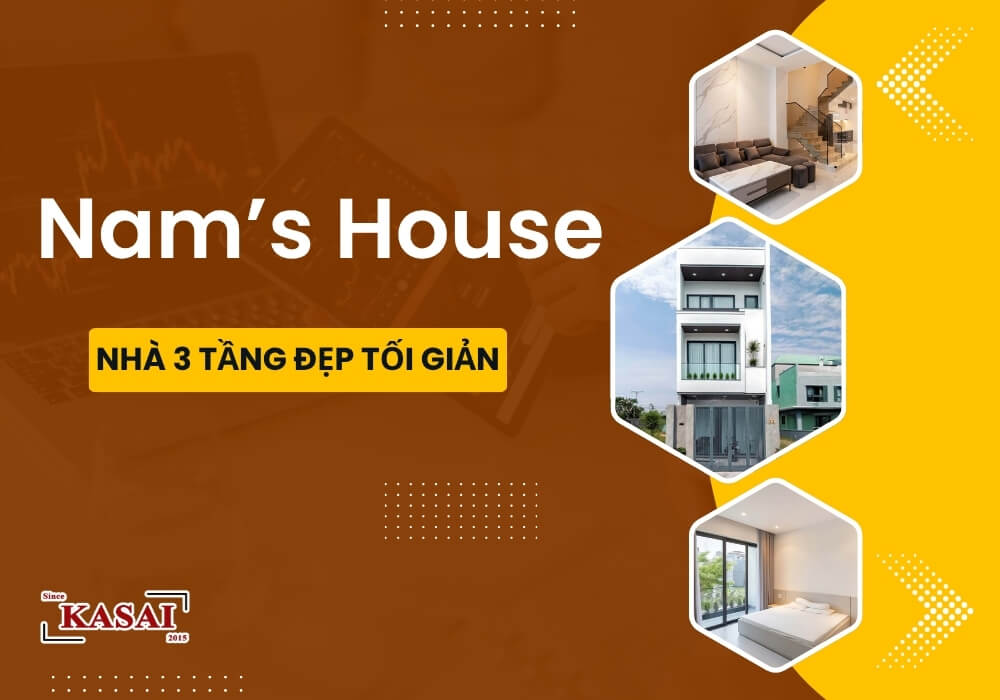 Nhà đẹp 3 tầng tối giản được thi công trọn gói tại Đà Nẵng