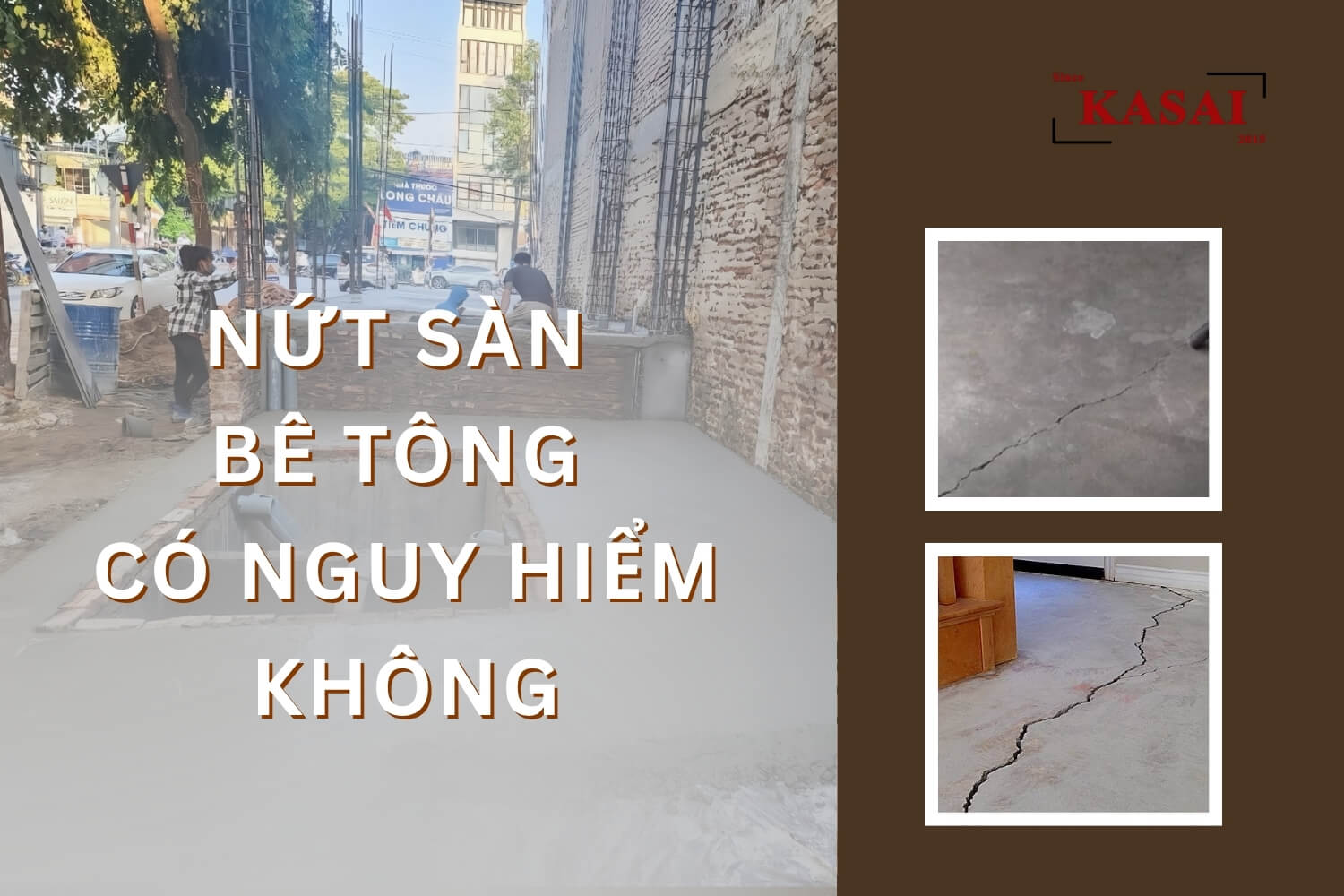 Nứt sàn bê tông có nguy hiểm không?