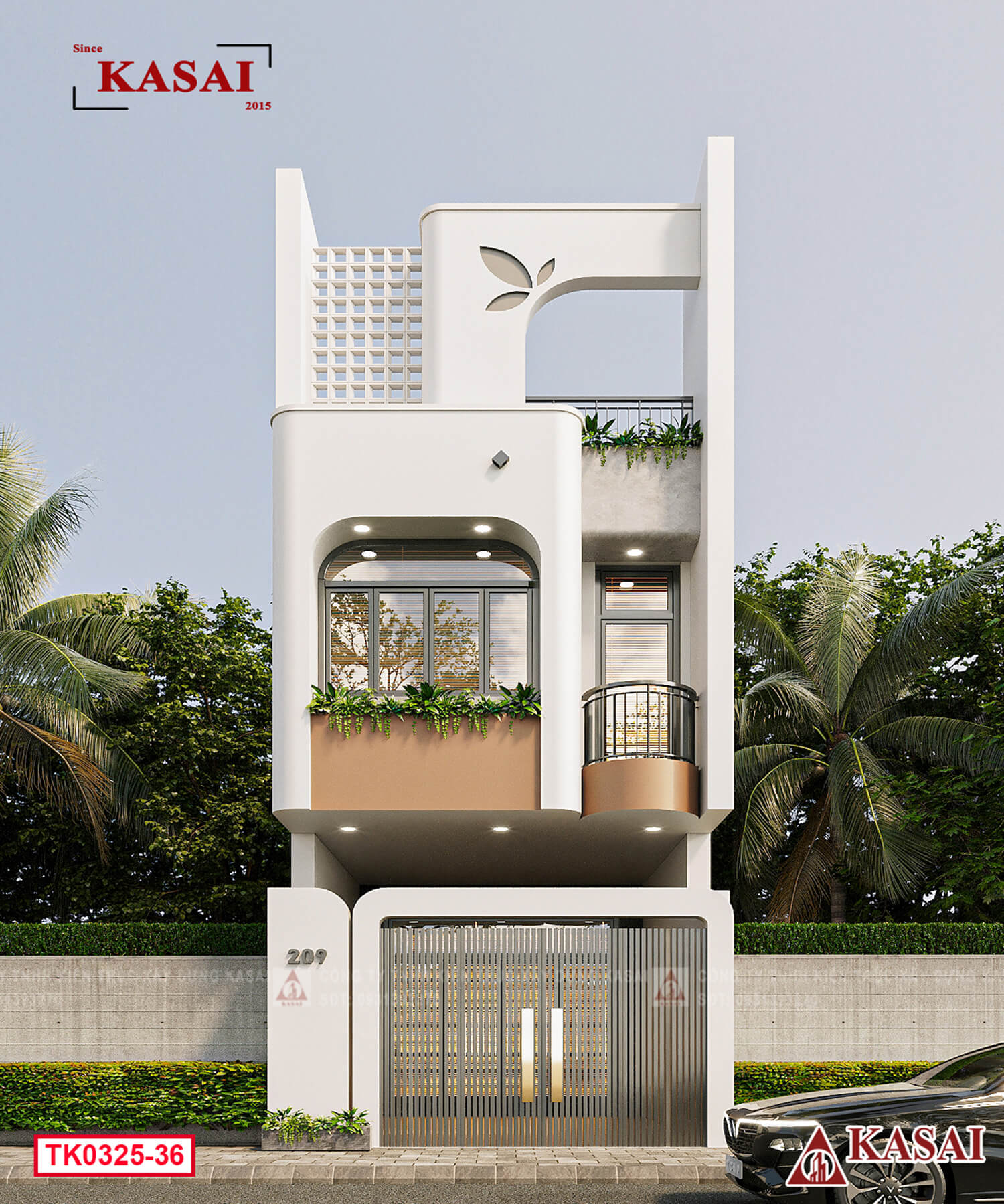 Xây nhà 2 tầng ở Đà Nẵng