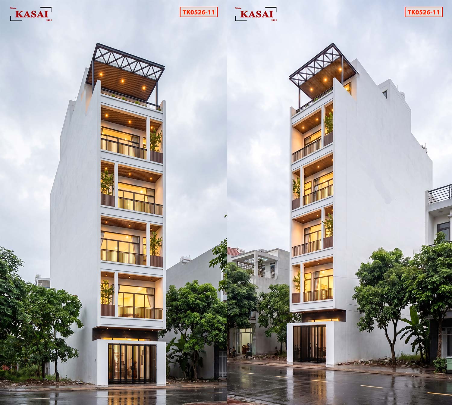 Căn hộ 6 tầng 1 tum