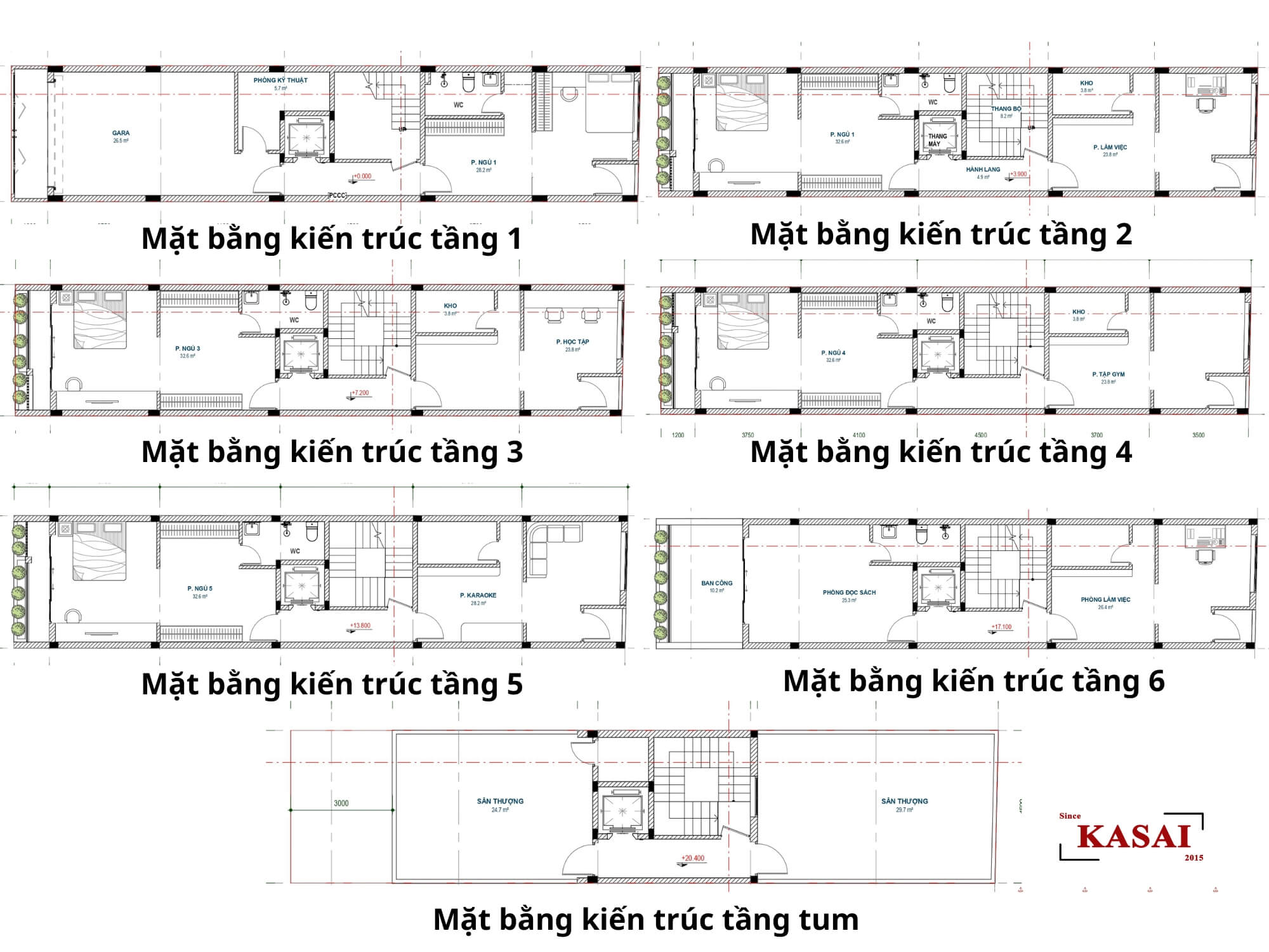 Căn hộ cho thuê 4.5x20m đẹp
