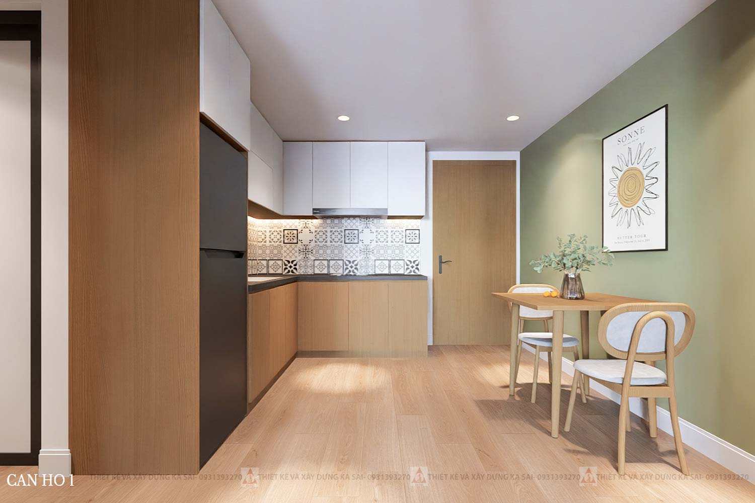 Căn hộ cho thuê 4.5x20m đẹp