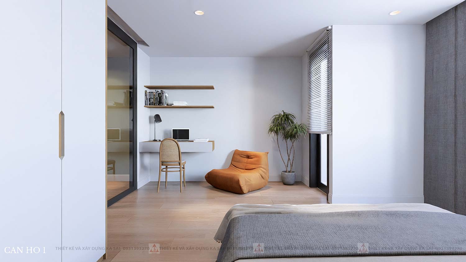 Căn hộ cho thuê 4.5x20m đẹp