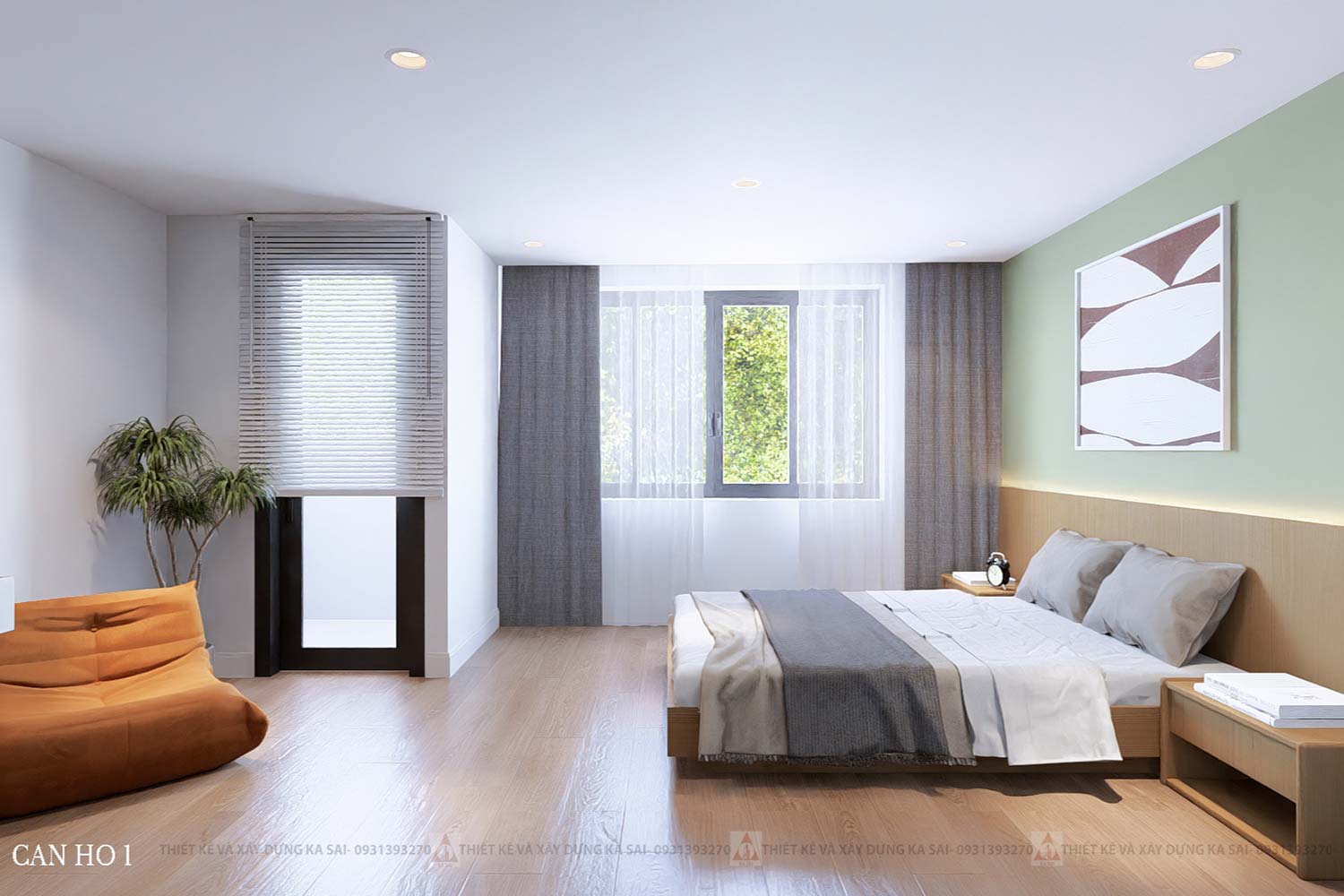 Căn hộ cho thuê 4.5x20m đẹp