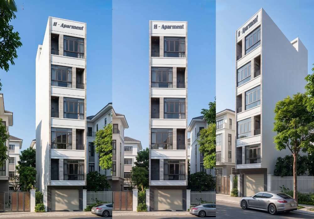 Mẫu căn hộ cho thuê 4x15m tối giản mà đầy thu hút