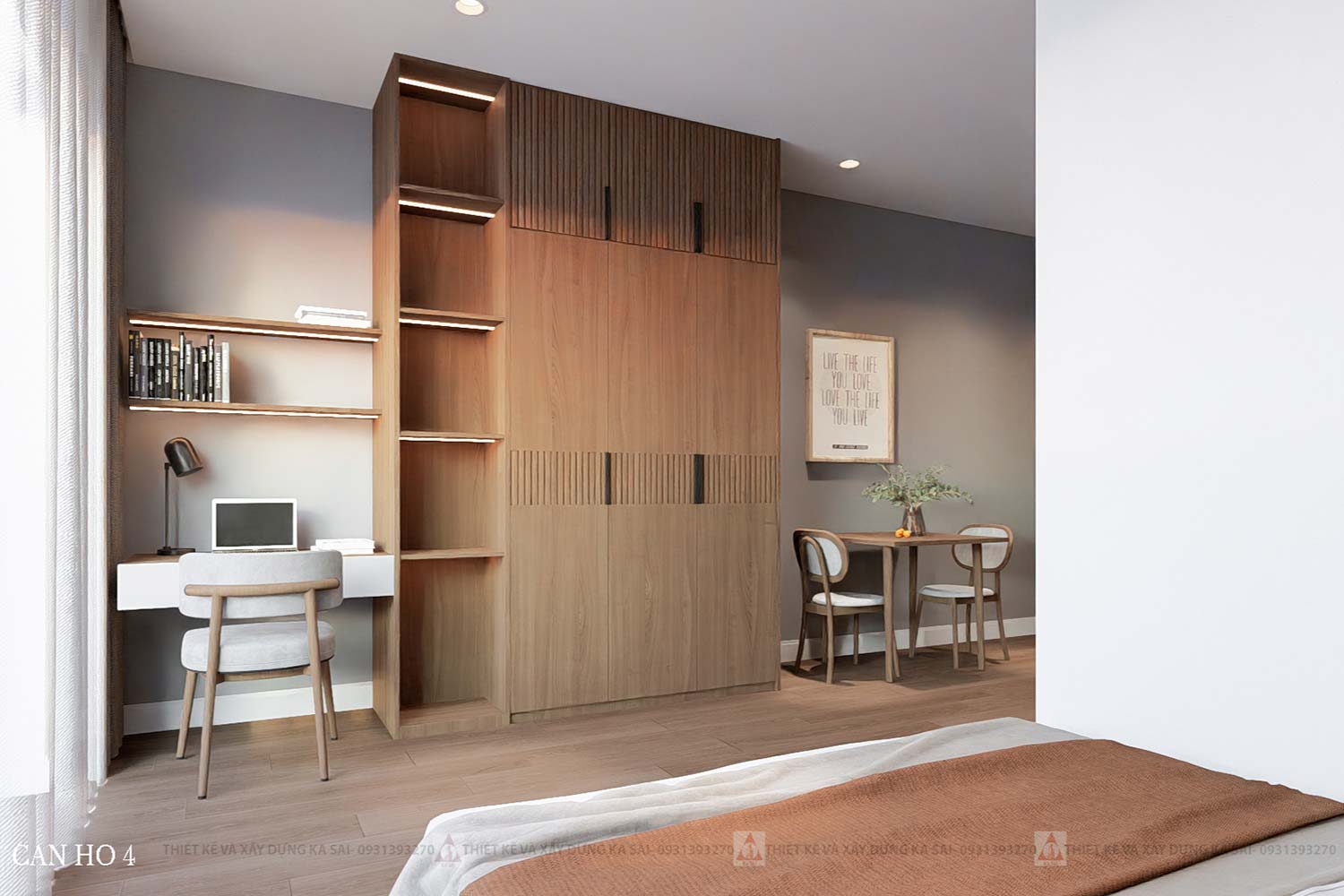 Mẫu căn hộ phố 6 tầng hiện đại