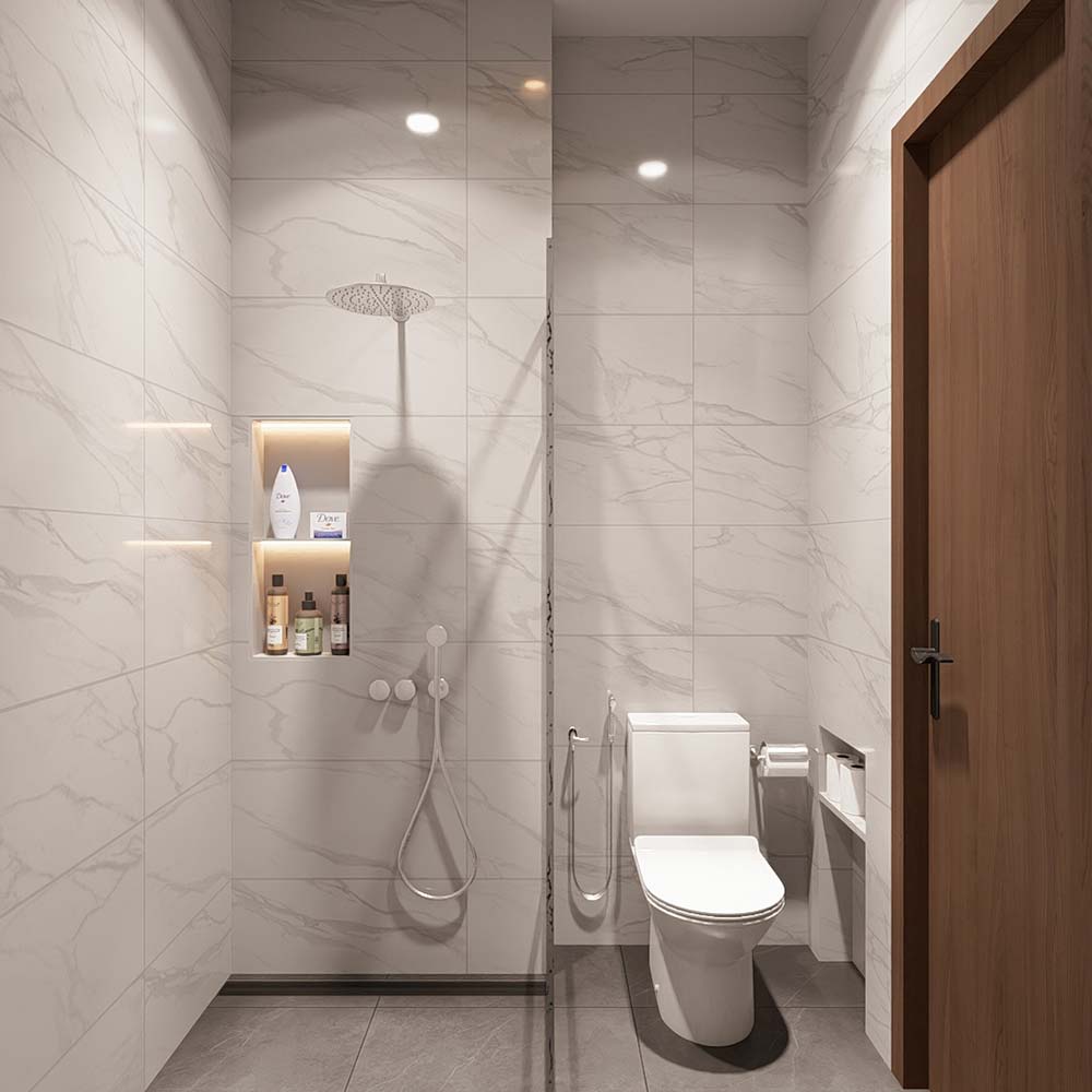 Mẫu căn hộ phố 6 tầng hiện đại