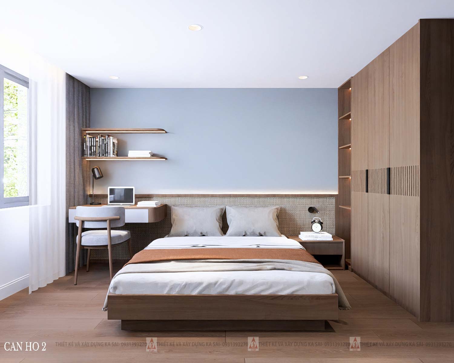 Mẫu căn hộ phố 6 tầng hiện đại