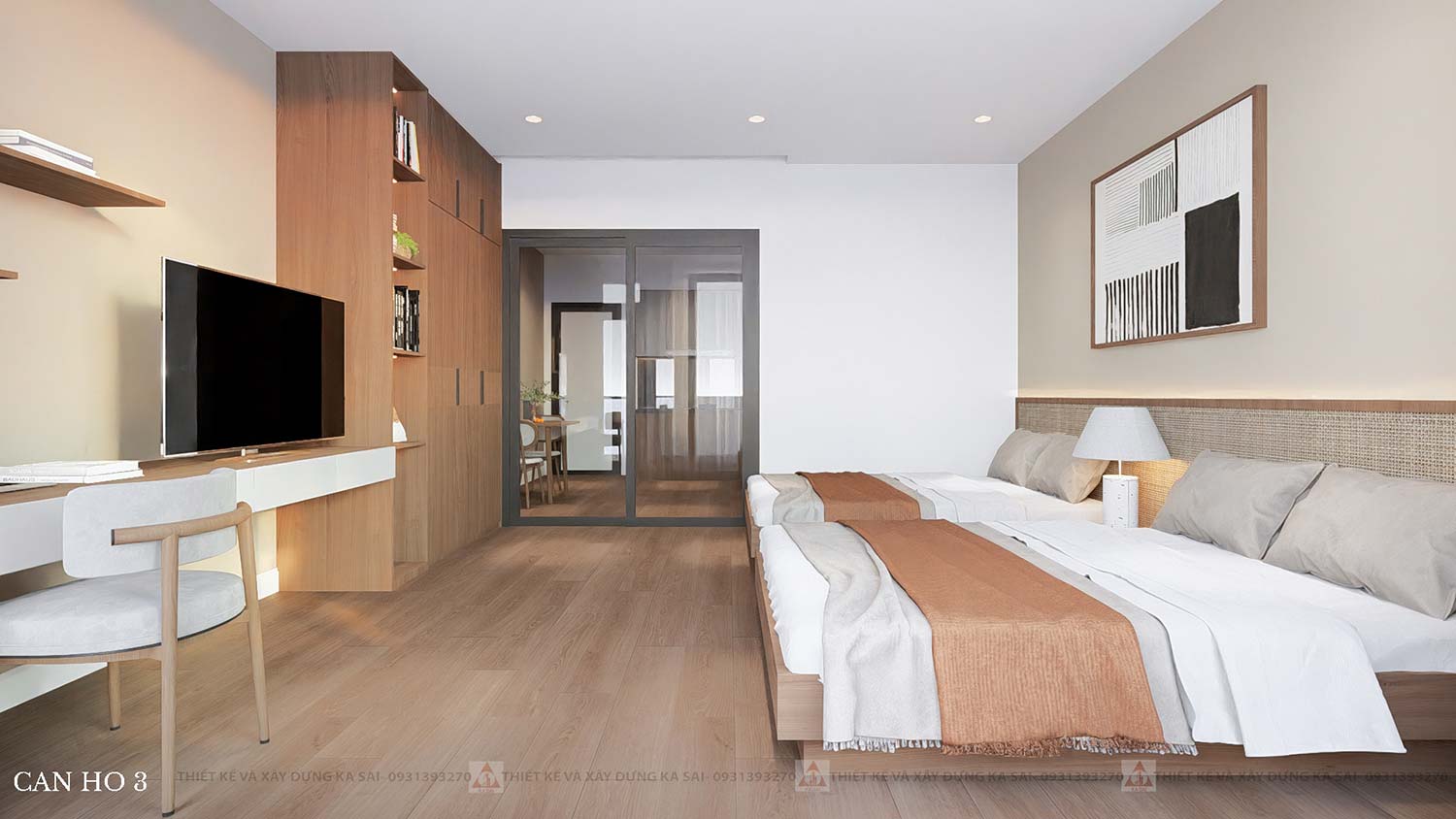 Mẫu căn hộ phố 6 tầng hiện đại