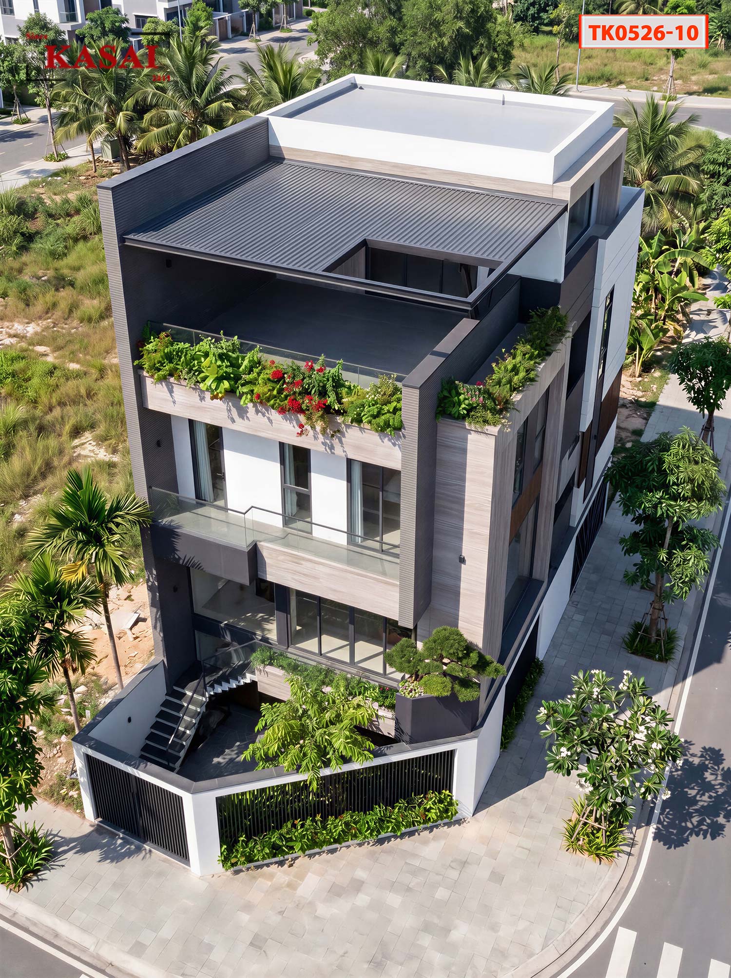 Nhà lô góc 2 mặt tiền 4 tầng