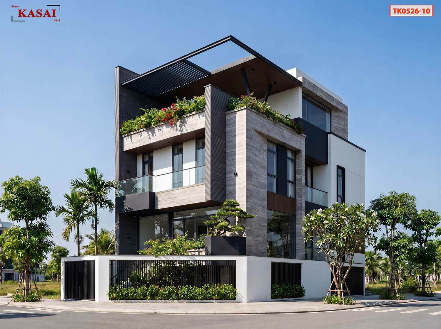 Nhà lô góc 2 mặt tiền 4 tầng